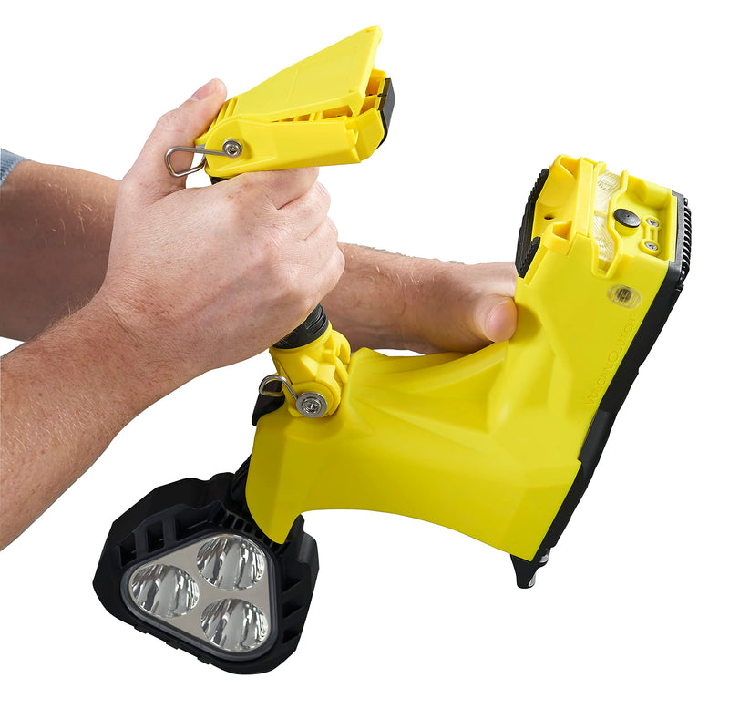 Streamlight Vulcan Clutch 1700-Lumen Rechargeable Multi-Function Lantern with Vehicle Mount System 12V DC, Includes Heavy Duty Shoulder Strap, Yellow