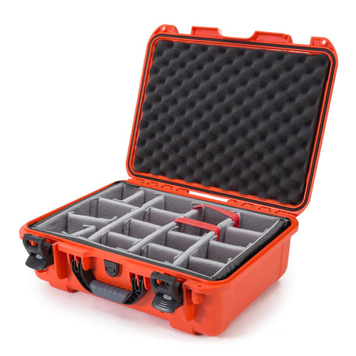 Waterproof Nanuk 930 Hard Case with Padded Dividers - Orange