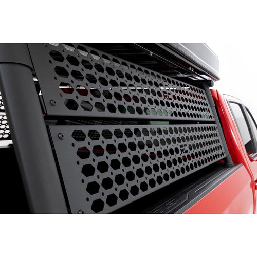 Rough Country Molle Panel Kit Bed Rack for Chevy Silverado 1500 (2019–2026 & Refresh) - Laser-Cut Steel Side Panel, Unlimited Accessory Mounting Options