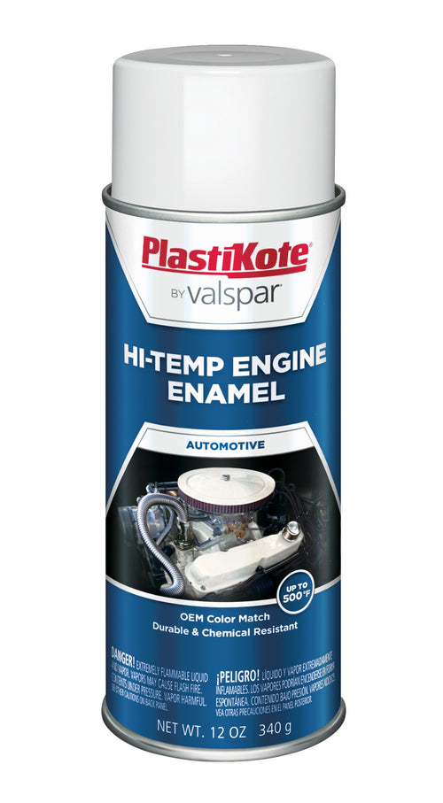Engine Enamel PlastiKote 211 Hot Rod White, 12 oz.