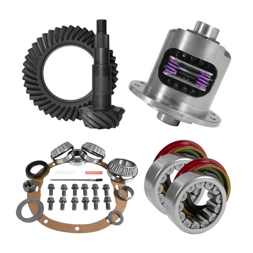 4.88 Rear Ring & Pinion, 8.5" GM, Install Kit, 30spl Posi, Axle Bearings & Seals