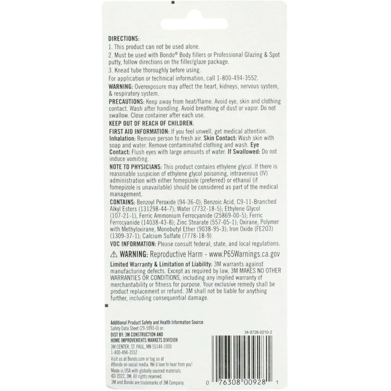 Cream Hardener Bondo 2.75 oz.