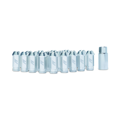 M12 x 1.5 Mishimoto Aluminum Locking Lug Nuts, Silver