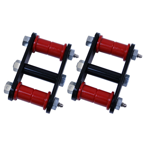 Suspension Leaf Spring Shackle Kit, Rugged Ridge Front, HD, Greaseable | 18265.08 | Fits 1976-1986 Jeep CJ