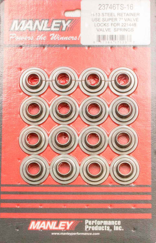 Super 7 H-13 Lwt Valve Spring Retainers 23746TS-16