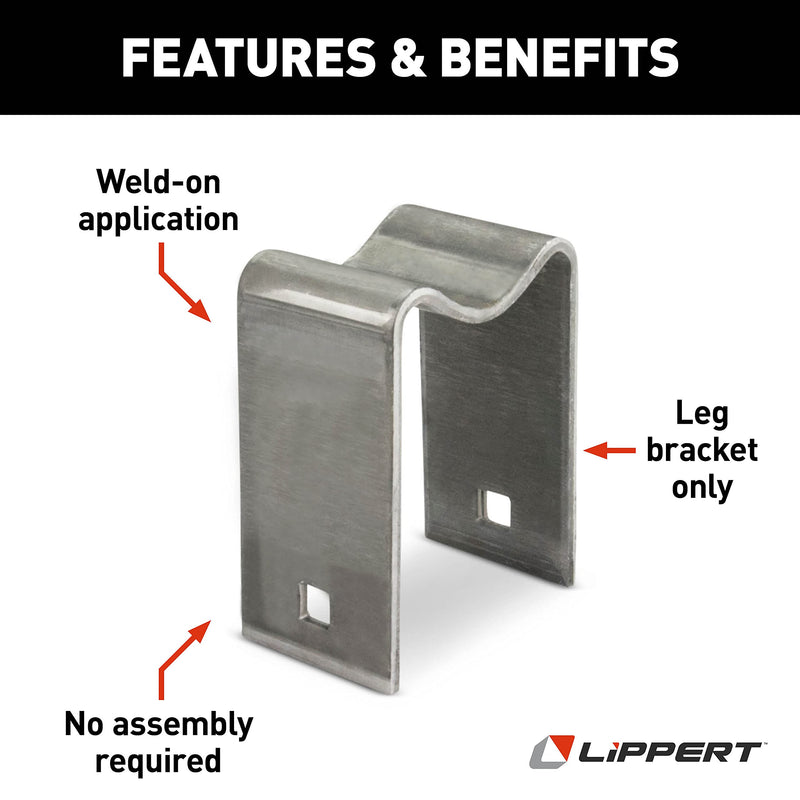 Weld-On Lippert 113511 Fifth Wheel Landing Gear Leg Bracket