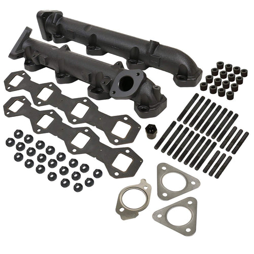 Exhaust Manifold BD Diesel 1043007 fits 2011 2014 F250 F350 Pickup & 2011 2016 F350 F450 F550 Cab & Chassis | Thermal Durability, High-Silicon Ductile Cast Iron, Maintain Optimal Exhaust Flow