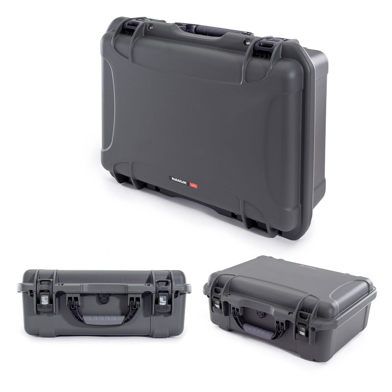 Graphite Nanuk 940 Waterproof Hard Case with Foam Insert