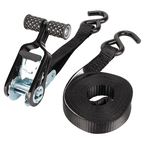 4Pk Performance Tool W1873 1-Inch X 15' Tie Down Straps SecureX - Heavy Duty Ratchet Straps for Securing Cargo, ATVs, Motorcycles, and More
