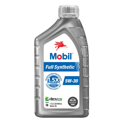 5W-30 Mobil Full Synthetic Motor Oil, 1 Quart