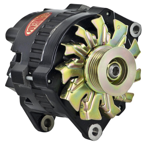 Alt GM CS130 Powermaster Black 140A 6 grv Pulley Saddle MTG Camaro/Firebird 1993-'97 3.4L 1-Wire or OE Hookup