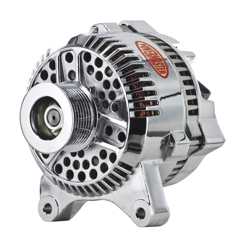Chrome Powermaster 17753 Alternator (3G 140A 8 Groove Pulley Large Frame V Mating)