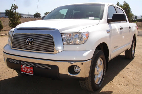 Horizontal T-Rex 21959 Aluminum Polished Finish Billet Grille Overlay for Toyota Tundra
