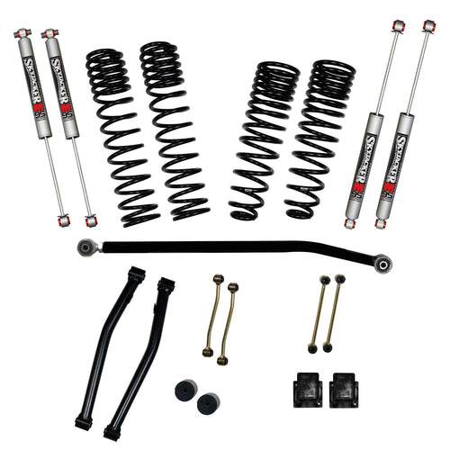Skyjacker Coil Spring Leveling Kit G351KMLT w/Shocks 3.5 in. Dual Rate Long travel Front And 2 in. Rear M95 Monotube Shocks
