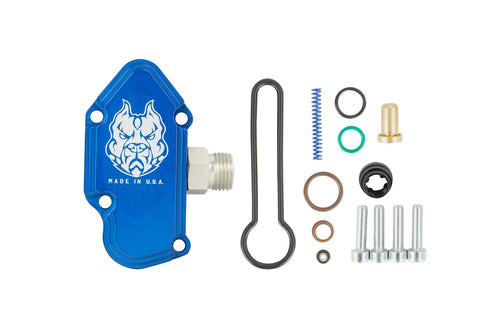 Sinister Diesel Blue Spring Kit - Fuel Regulator Kit with Billet Spring Housing - 2003-2007 Ford Blue Spring Kit 6.0 Powerstroke – Fast Install – Replace OE # 3C3Z-9T517-AG 3C3Z9T517AG