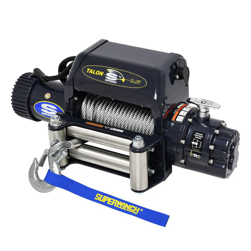 Talon 9.5i Superwinch, 12 VDC winch, 9,500 lb/4,309 kg capacity with roller fairlead