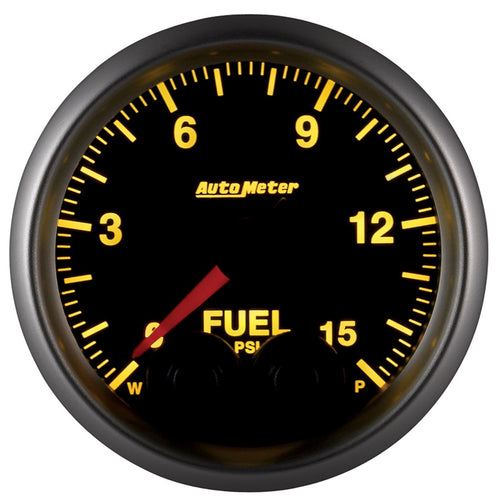 Auto Meter Elite 2-1/16" 0-15 PSI Fuel Pressure Gauge 5667