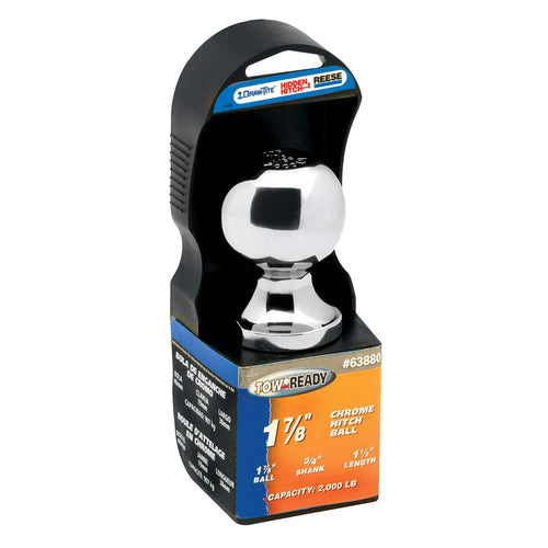 Chrome Reese 63880 Hitch Ball - 1-7/8" x 3/4" x 1-1/2", 2,000 lbs.