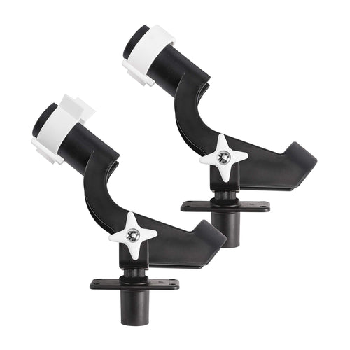 6040 Wise Rod Tender with Flush Mount - Twin Pack, Black