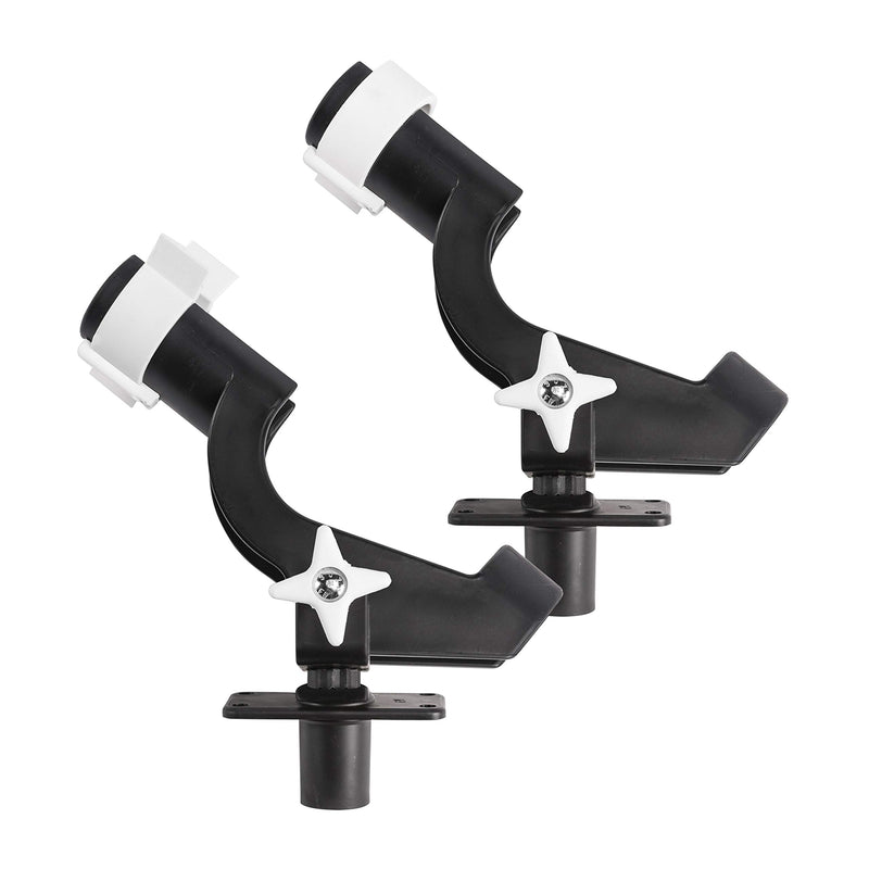 6040 Wise Rod Tender with Flush Mount - Twin Pack, Black