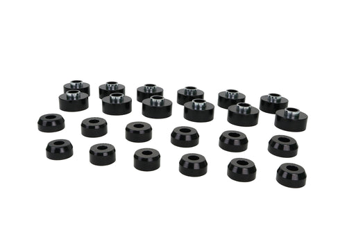 Black Nolathane Body Mount Bushing Kit REV220.0006