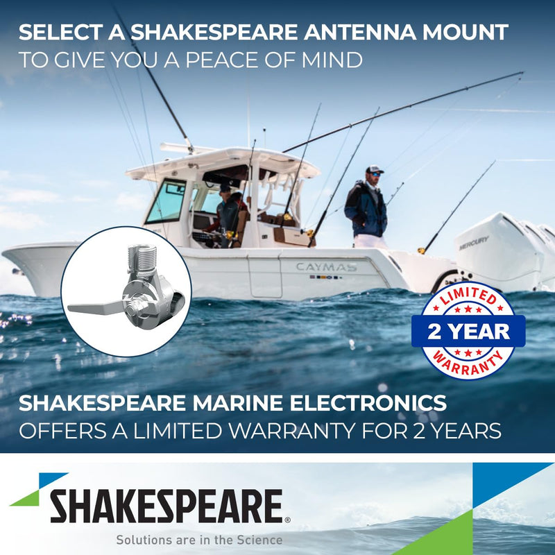 Ratchet Rail Mount Shakespeare 4190 Medium, Silver