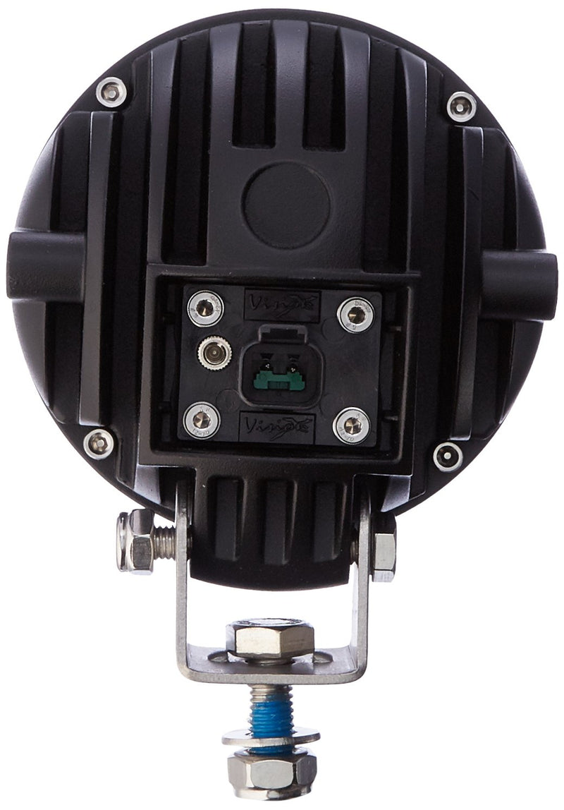 9121451 Vision X Lighting Amber/Black 4" Round 3W Wide LED Flood Light