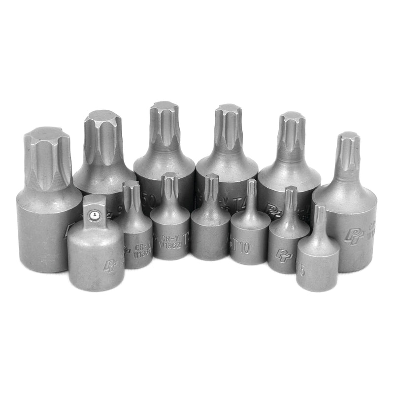 W1313 Performance Tool 3/8-Inch and 1/4-Inch DR Star Bit, 15-Piece