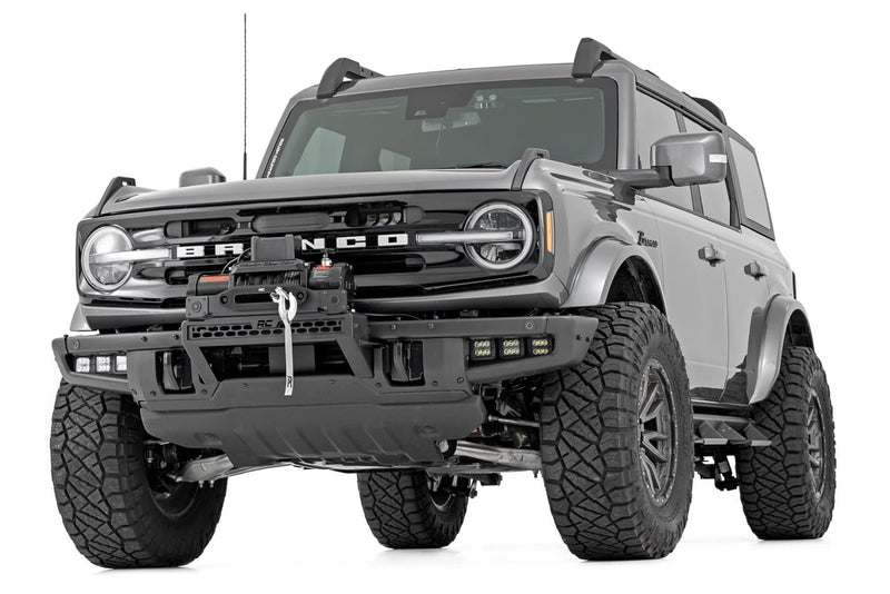 Rough Country Winch Mount LED for 2021-2024 Ford Bronco | PRO9500S - 51095