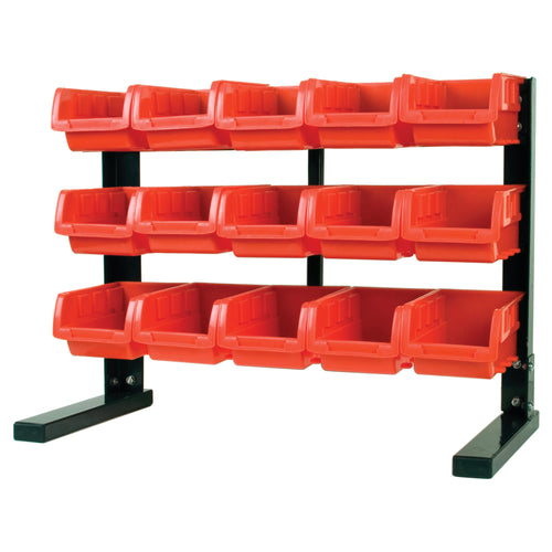 15-Bin Performance Tool W5186 3-Tier Table Top Storage Organizer Rack