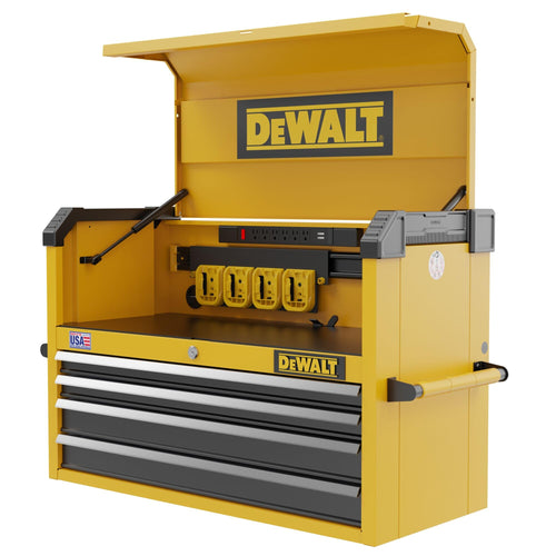 Tool Chest DEWALT with 4 Drawers, 37 Inch, 100lb Drawer Capacity, DEWALT Workshop Storage System Compatible (DWST37041)