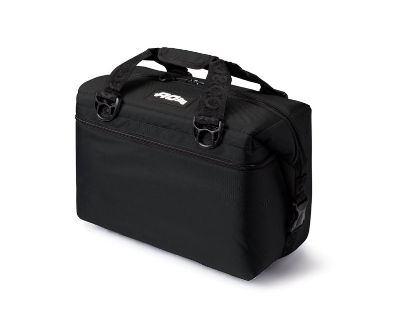 Ballistic Series AO Coolers Soft Cooler, Insulated and Leak Proof, 24-Pack, Black/Charcoal