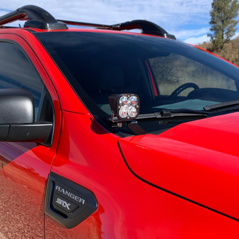 Hood Hinge Light Brackets Grimm Offroad for Ford Ranger 2019-2023