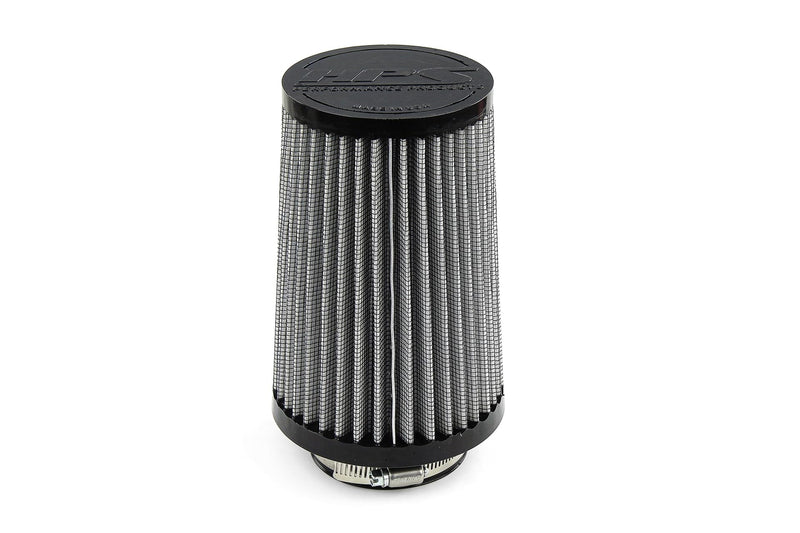 HPS 2.75" ID Performance Air Filter, 8" Overall Length, 7" Element Length, Gray, HPS-4336