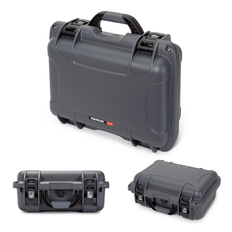 Nanuk Hard Case Waterproof with Foam Insert for DJI Air 2S Fly More Combo - Graphite 915-MAVIA2S7