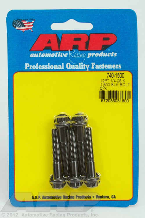Black ARP (740-1500) Oxide Bolt