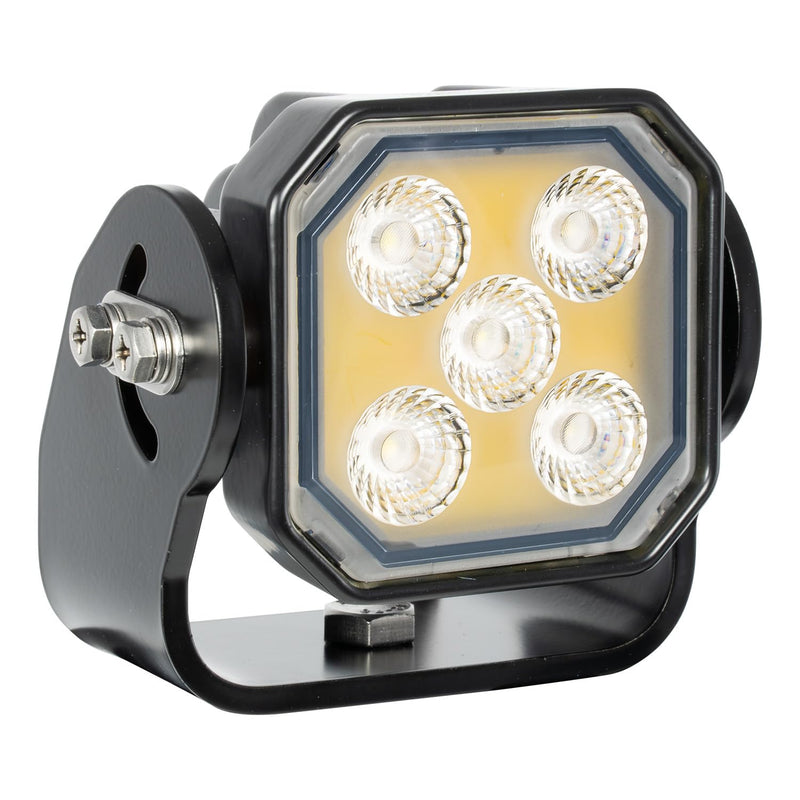 Vision X Lighting Work Light Prospector 5 Seven WATT LEDs Black HOUSING 10 Degree Beam