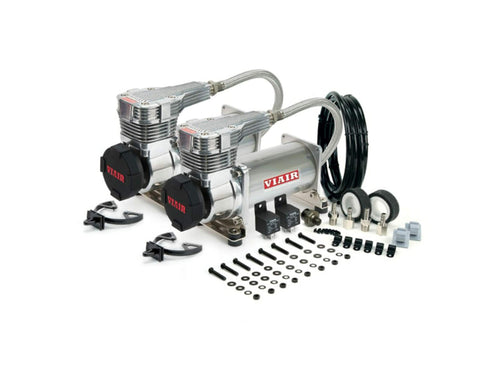 Value Pack Dual Platinum 425C (Gen 2) W/Matte Black Filter with Filter Cap Cover W/VIAIR Logo (175 Psi, 425C/2)