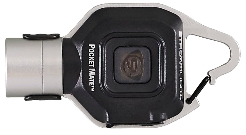 Pocket Mate Streamlight 73300 325-Lumen Keychain/Clip-on USB Rechargeable Flashlight, Silver