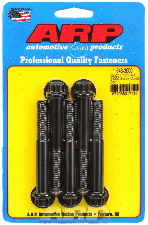 Black ARP (643-3000) Oxide Bolt