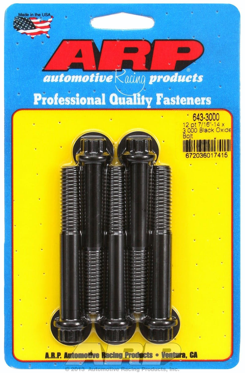 Black ARP (643-3000) Oxide Bolt