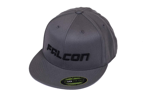 Premium Flexfit Falcon Hat Flat Visor Dark Gray - Small/Medium
