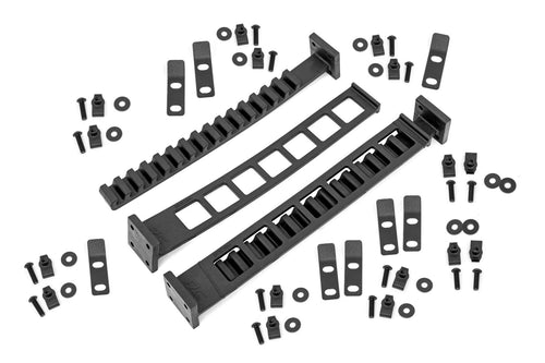 Rubber Molle Panel Clamp Kit Rough Country Up to 15" - Universal Fit, 2-Pack