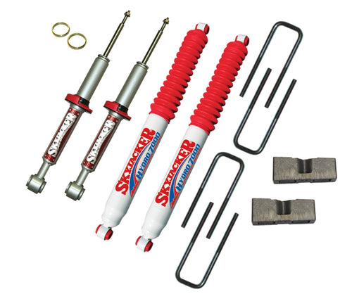 Skyjacker Suspension Lift Kit F430STBH w/Shock 3 in. Lift Incl. Front Struts Rear Blocks U Bolts