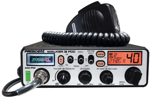 Walker III President FCC AM/FM CB Radio