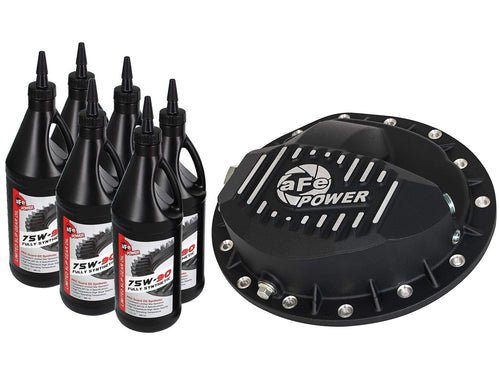 Pro Series aFe Power 46-70042-WL Machined Front Differential Cover with Gear Oil