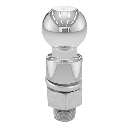 CURT 40035 Trailer Hitch Ball Chrome, 10,000 lbs, 2-Inch Rise, 2-5/16-Inch Diameter, 1-1/4 x 2-5/8-Inch Shank, silver
