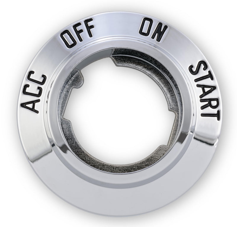 Chrome Ignition Bezel Scott Drake C6TZ-11584-A