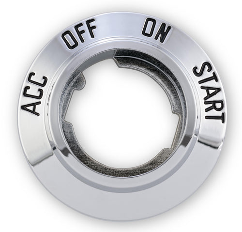 Chrome Ignition Bezel Scott Drake C6TZ-11584-A