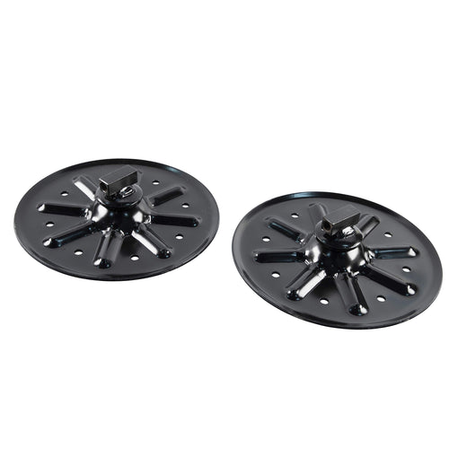 314667 Lippert Components - 9" Round Landing Gear Foot Pad - 2 Pack